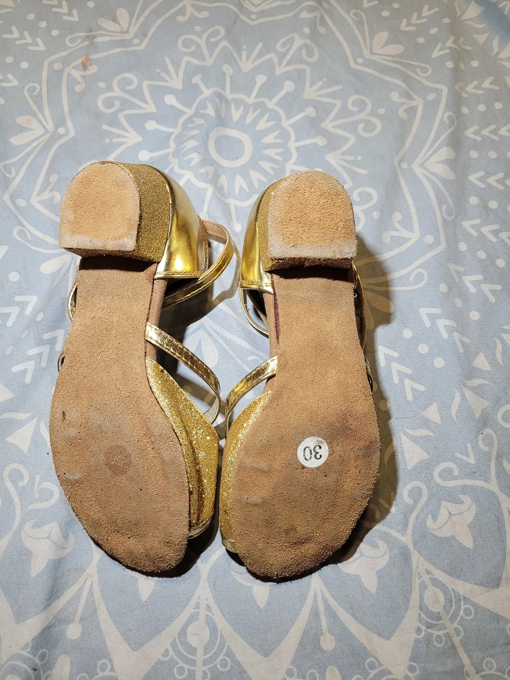 SHEIN shimmery gold